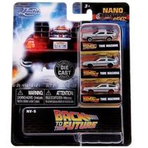 Carrinho Miniatura Nano Hollywood Rides de Volta para o Futuro 1/65 Carrinho Miniatura Nano Hollywood Rides de Volta para o Futuro 1/65