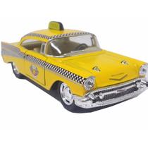 Carrinho Miniatura Táxi Americano Bel Air Ferro Fricção Escala1:40 Carrinho Miniatura Táxi Americano Bel Air Ferro Fricção Escala1:40
