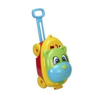 Carrinho Mochila c/ Rodas Gato Atividades Didático 10 Peças