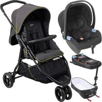 Carrinho Moises Bebe Conforto Base ISOFIX Burigotto CR3 Neon Carrinho Moises Bebe Conforto Base ISOFIX Burigotto CR3 Neon