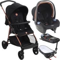 Carrinho Moises Bebe Conforto Base ISOFIX Burigotto Lui 22 Cobre Carrinho Moises Bebe Conforto Base ISOFIX Burigotto Lui 22 Cobre