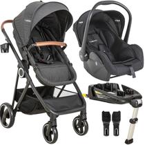 Carrinho Moises Bebe Conforto Base Isofix Kiddo Cosmos Preto Carrinho Moises Bebe Conforto Base Isofix Kiddo Cosmos Preto