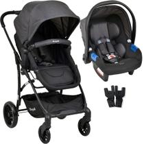 Carrinho Moises com Bebe Conforto Burigotto Convert Dark Grey