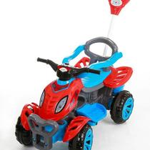 Carrinho Motoquinha Infantil De Passeio com Pedal e Empurrador Carro de Criança