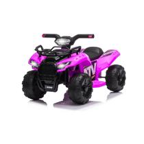 Carrinho Motorizado Quadriciclo Infantil com Som e Farol de Led Menino Menina