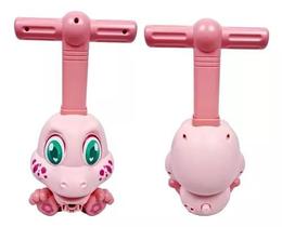 Carrinho Movido A Ar C/ Balões Dino Racing Team ( rosa)