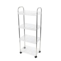 Carrinho Multiuso Affresco 4 Prateleiras Transparente