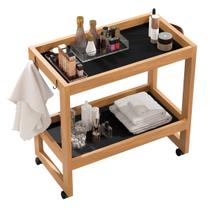 Carrinho Multiuso Apoio Auxiliar Salão Manicure com Rodinhas