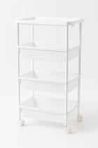 Carrinho Multiuso Branco 4 Prateleiras Organizador Banheiro