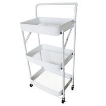 Carrinho Multiuso Com 3 Prateleiras ( Fruteira / Organizador