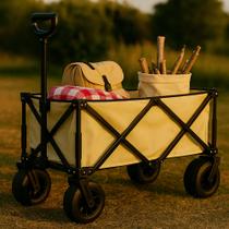 Carrinho Multiuso Dobrável Reforçado para Transporte em Viagens Passeios e Compras Pesadas