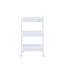 Carrinho Multiuso Gala 3 Prateleiras Metal Branco