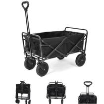 Carrinho Multiuso Praia Camping Dobrável Suporta 100kg Carga Roller Carrinho Multiuso Praia Camping Dobrável Suporta 100kg Carga Roller