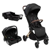 Carrinho Nivola Trio bebê conforto e base veicular Infanti Cor: Preto Solar Carrinho Nivola Trio bebê conforto e base veicular Infanti Cor: Preto Solar