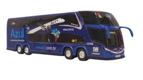 Carrinho Ônibus Miniatura Azul 1800 DD G7
