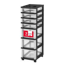 Carrinho Organizador com 7 Gavetas IRIS USA Preto Carrinho Organizador com 7 Gavetas IRIS USA Preto