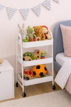 Carrinho Organizador Cozinha Multiuso Manicure Brinquedos