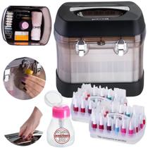 Carrinho Organizador Esmaltes Dompel Smaltbag 68 Esmaltes Carrinho Organizador Esmaltes Dompel Smaltbag 68 Esmaltes