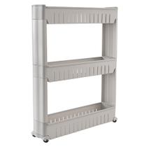 Carrinho Organizador Estreito 12,5cm Multiuso Cozinha Banheiro Lavanderia