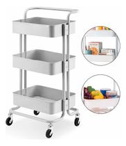 Carrinho Organizador Multiuso 3 Prateleiras Carrinho Organizador Multiuso 3 Prateleiras