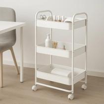 Carrinho Organizador Multiuso Gala Prateleiras Rodinha Bran