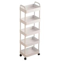 Carrinho Organizador Multiuso Prateleira Com Rodinha 5 andares - Viesto