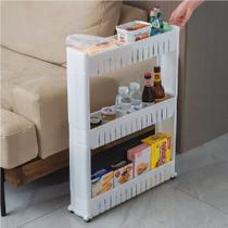 Carrinho Organizador Para Cantos Estreitos Lateral de Fogão