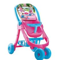 Carrinho p/ Bonecas 3 em 1 bebê conforto+cadeira -Divertoys