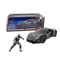 Carrinho Pantera Negra Die Cast Metals Avengers BlackPanther