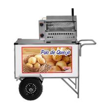 Carrinho Pão de Queijo Cefaz Branco com Forno BL39P-T