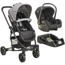 CARRINHO PARA BEBE + BEBE CONFORTO E BASE PRIMA- Kiddo - Ref (5229AMG/ 5229AMP/ 5229AMA)