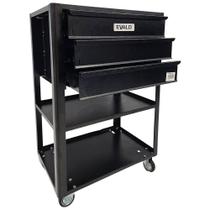 Carrinho para Ferramentas 60x40x89 Aberto com 3 Gavetas EVC-7 EVALD
