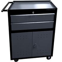 Carrinho para ferramentas com 2 gavetas e 2 portas - Dark