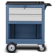 Carrinho para ferramentas com 2 gavetas semi fechado - CR-100