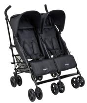 Carrinho para gêmeos twingo black (preto) - burigotto