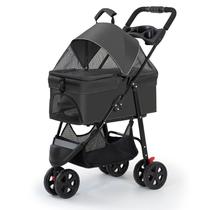 Carrinho para passeio pet Preto