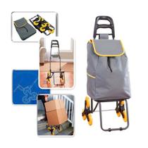 Carrinho para Transporte de Pequenas Cargas ou Compras Suporta 40 Kilos Sistema Inovador com 03 Rodas que Facilita Subir Escadas Carrinho para Transporte de Pequenas Cargas ou Compras Suporta 40 Kilos Sistema Inovador com 03 Rodas que Facilita Subir Escadas