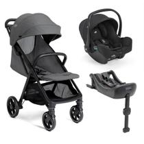 Carrinho Parcel LX cor Ebony e bebê conforto COM BASE I-Snug isofix Joie Carrinho Parcel LX cor Ebony e bebê conforto COM BASE I-Snug isofix Joie