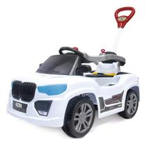 Carrinho Passeio Com Pedal Bm Car Branco Maral Carrinho Passeio Com Pedal Bm Car Branco Maral