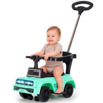 Carrinho Passeio Infantil Empurrador Criança Bebê Andador Rosa, Verde