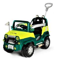 Carrinho Passeio Infantil Pedal Diipi Jeep Verde Calesita