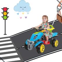 Carrinho Passeio Menina menino infantil Quadriciclo De Empurrar Presente Carrinho Passeio Menina menino infantil Quadriciclo De Empurrar Presente