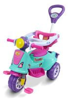 Carrinho Passeio Pedal Infantil Triciclo Avespa Maral Pink