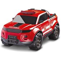 Carrinho Pick-up Force Fire Bombeiro Vermelho Rodas Livres Roma Carrinho Pick-up Force Fire Bombeiro Vermelho Rodas Livres Roma