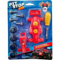 Carrinho Pit Stop Box Plástico Sortido Ref.1030 Pakitoys