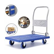 Carrinho Plataforma De Carga Reforçado Dobrável 300kgs Cor Azul 1487804 Onetools Carrinho Plataforma De Carga Reforçado Dobrável 300kgs Cor Azul 1487804 Onetools