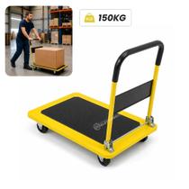 Carrinho Plataforma Dobrável 4 Rodas 150kg ou 300kg em Aço Ref BOM2852/BOM2853 Carrinho Plataforma Dobrável 4 Rodas 150kg ou 300kg em Aço Ref BOM2852/BOM2853