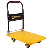 Carrinho Plataforma Dobrável Reforçado para Carga 150kg 4 Rodas Muke Tools