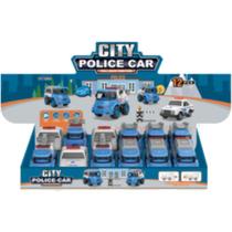 Carrinho Police CITY com 12 Unidades Display PULL-BACK 4 Modelos Carrinho Police CITY com 12 Unidades Display PULL-BACK 4 Modelos