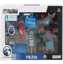 Carrinho Policia City Machine 2 em 1 - MULTIKIDS BR1699